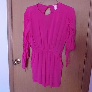 H&M Brand New Pink Short Jumpsuit Women Sz.6